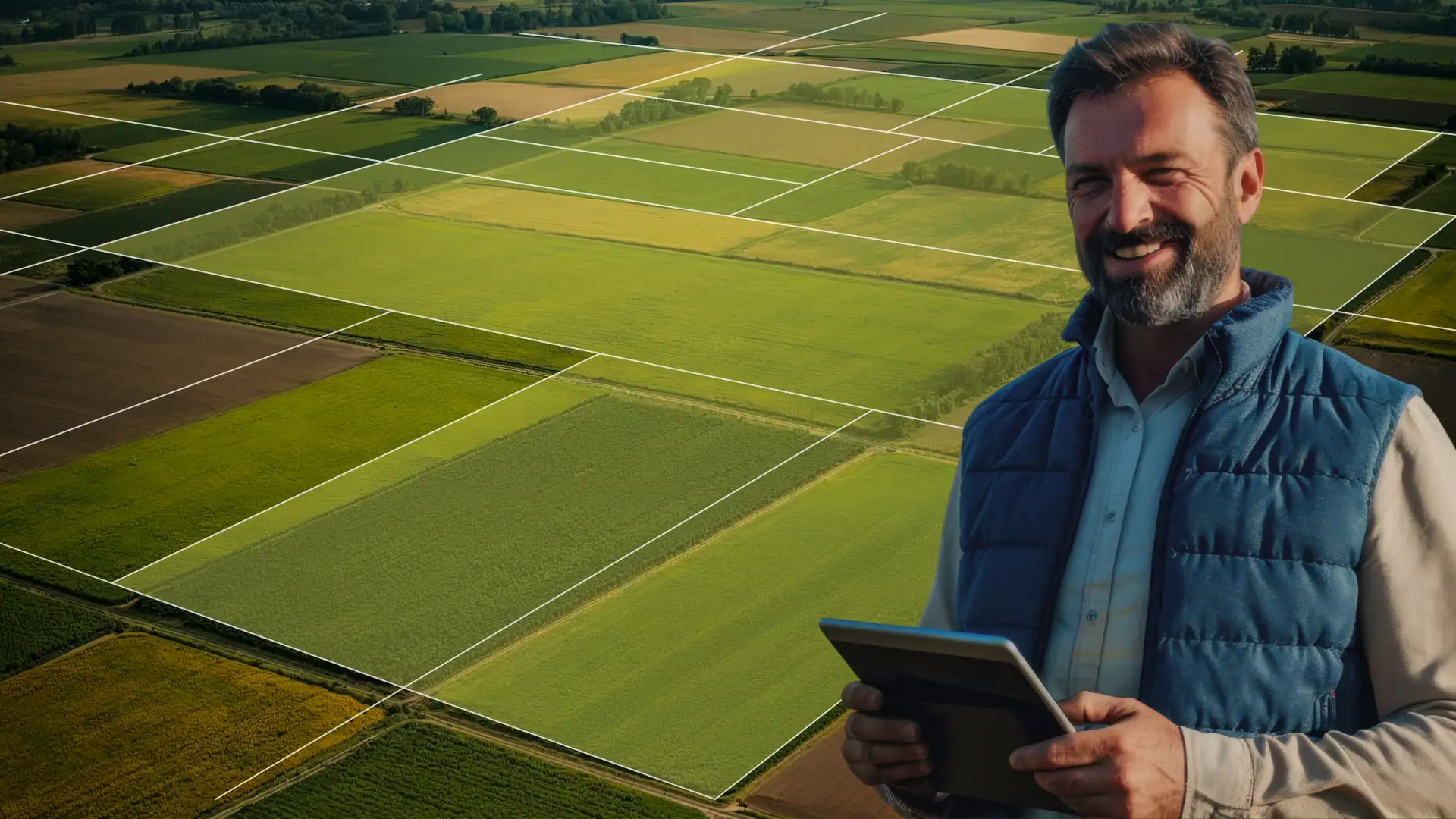 AgroCity cu vizualizare straturi geografice și parcele de teren — tip de tehnologie relevantă pentru digitalizarea cadastrului și urbanismului finanțată prin PR/NE/2026/2.